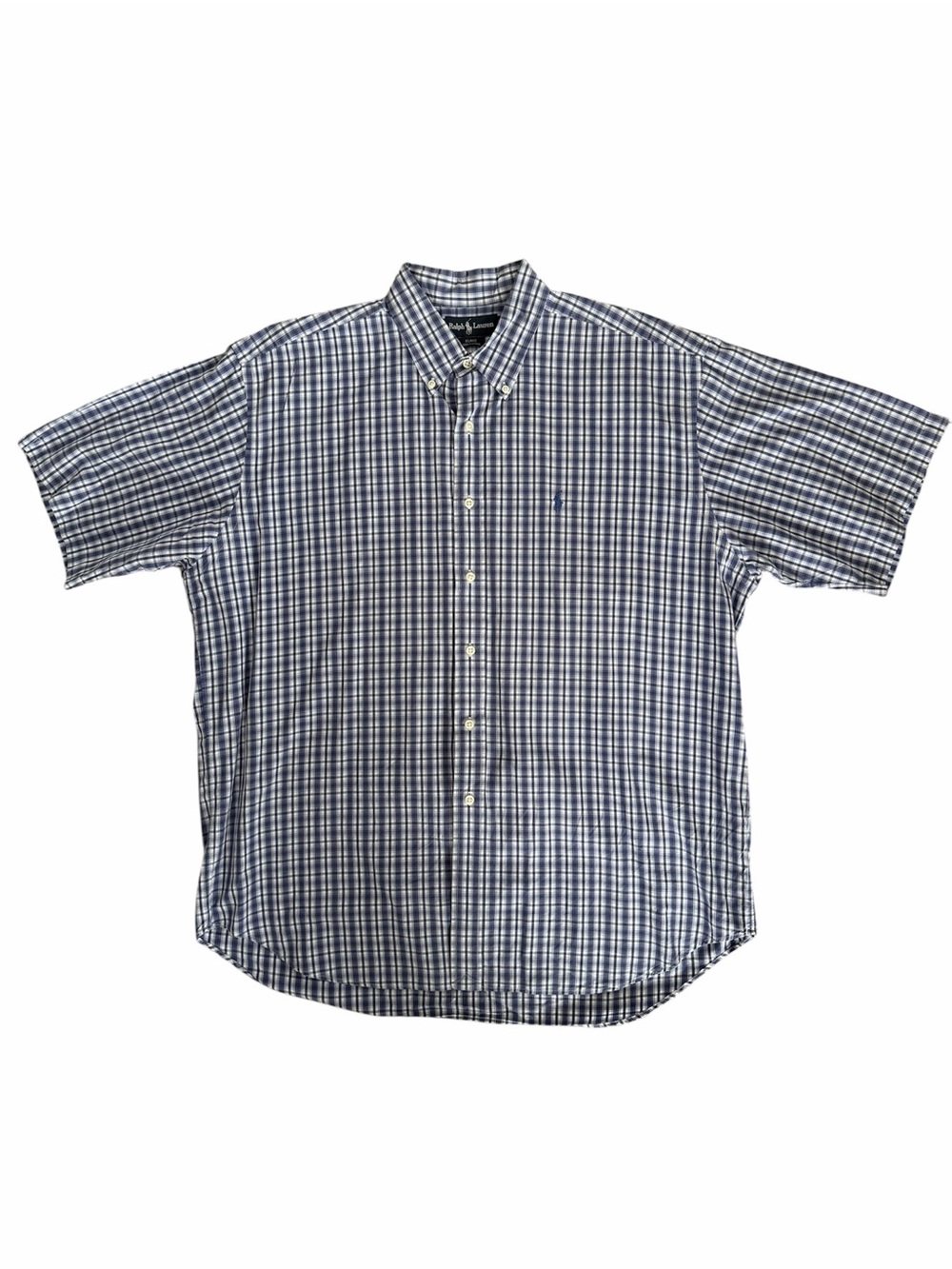 Ralph Lauren Blake 100% Cotton Short-Sleeve Button-Down Shirt